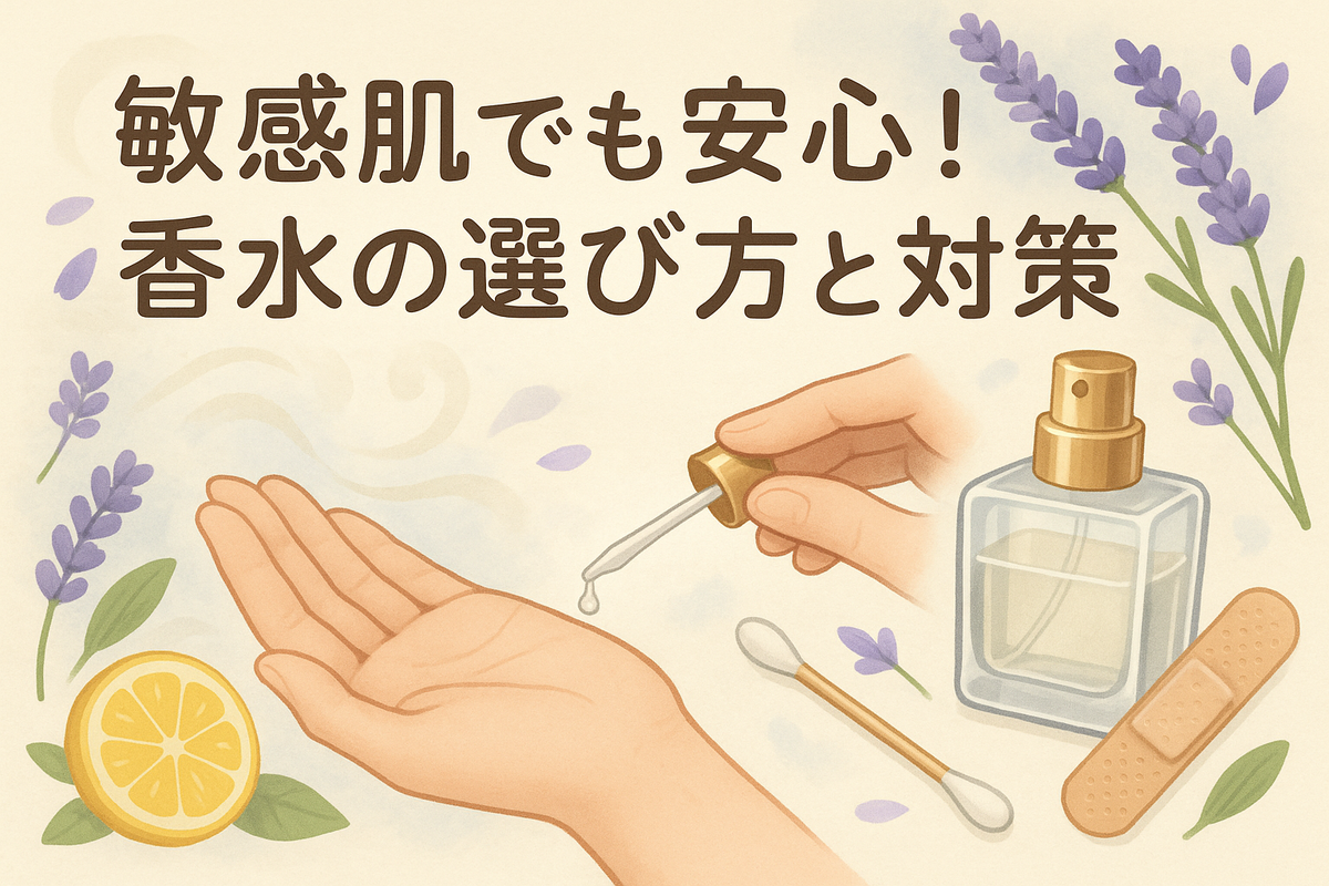香水とアレルギー:敏感肌の方のための選び方と対策