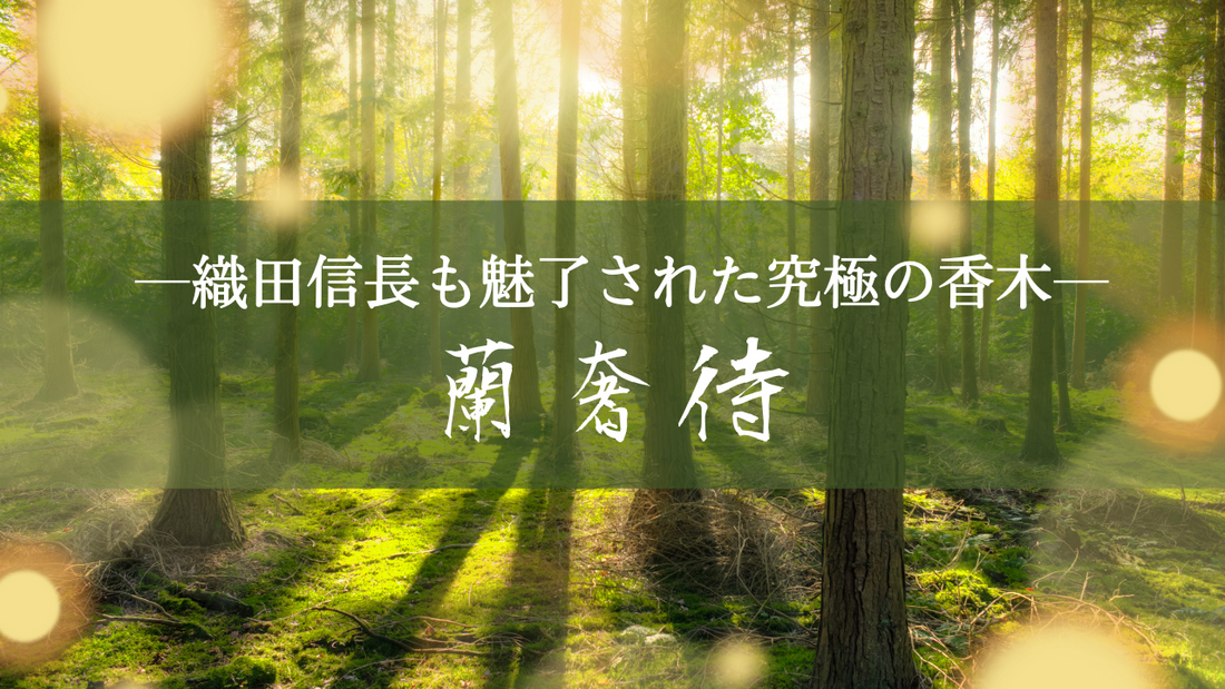 幻の香木「蘭奢待」とは ―織田信長も魅了された究極の香木―